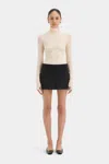 Sir Jacques Mesh Bodysuit In Ecru