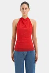 SIR JACQUES MESH HALTER TOP - POMELO / 2