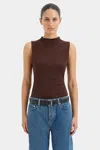 SIR JACQUES MESH TANK - CHOCOLATE / 2