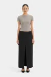 Sir Leonardo Belted Skirt In Black