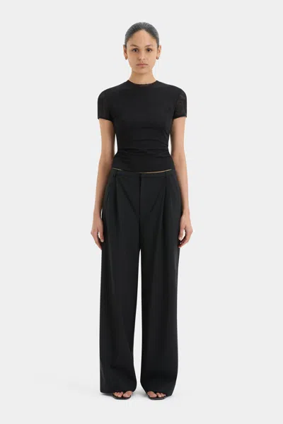 Sir Leonardo Tailored Trouser In Black