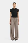 Sir Leonardo Tailored Trouser In Taupe