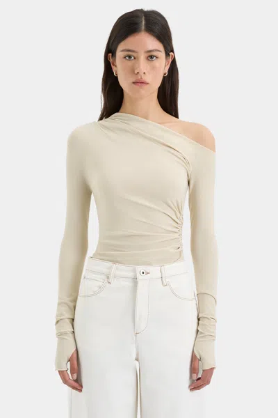 Sir Lottie Gathered Top In Canvas