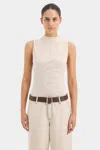 Sir Molinier Leather Belt In Chocolate