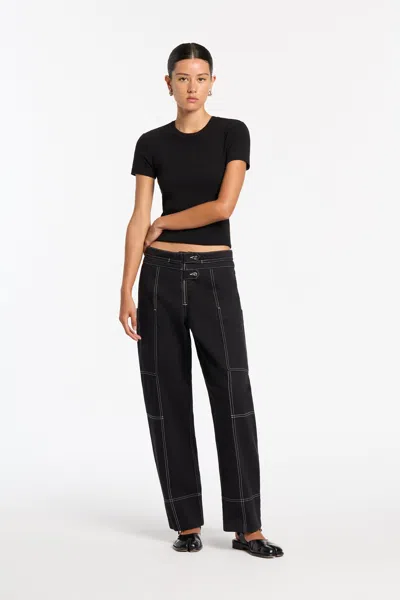 Sir Orlan Relaxed Jean In Washed Black