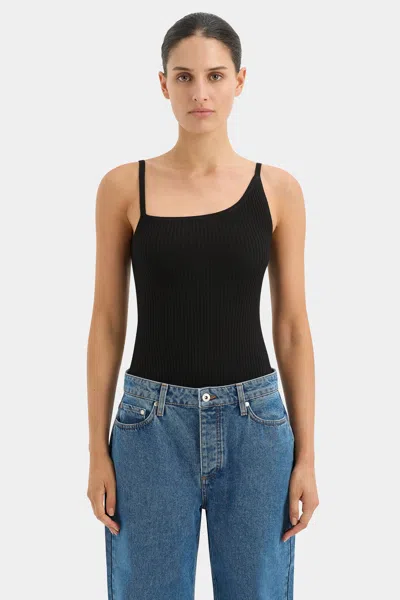 Sir Paloma Asymmetric Tank In Black