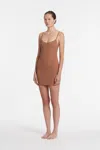 SIR SLIP DRESS - CHOCOLAT / 2