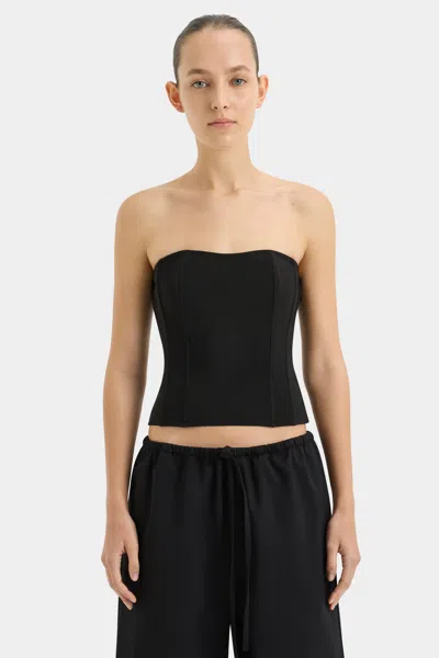 Sir Sonora Evening Bodice In Black