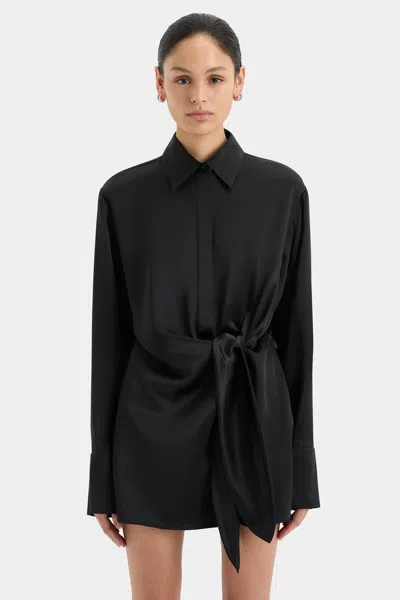 Sir Sorrento Shirt Dress In Black