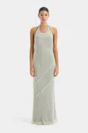 SIR STROBE HALTER DRESS