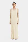 Sir Strobe Long Sleeve Dress In Bone