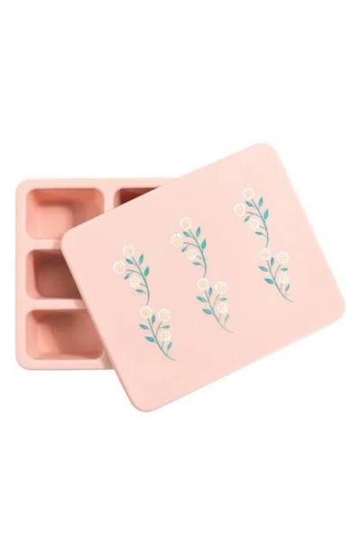 Austin Baby Co Silicone Bento Box In Pink