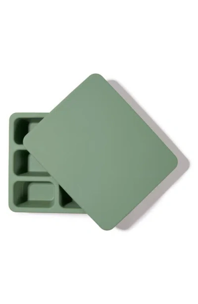 Austin Baby Co Silicone Bento Box In Green