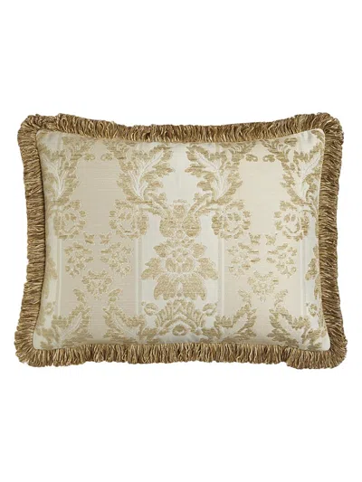 Austin Horn Antoinette King Chenille Sham With Loop Fringe In Sand