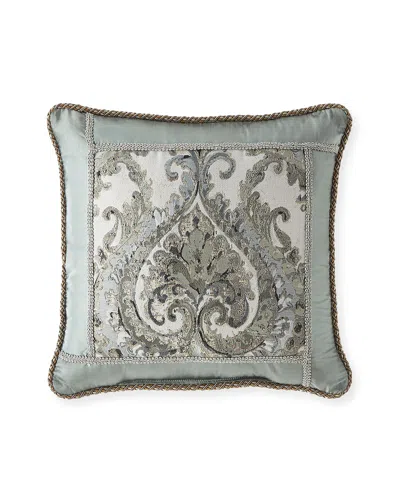 Austin Horn Collection Ainsley Framed 19" Pillow In Green