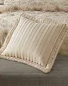 Austin Horn Collection Annabelle Stripe Euro Sham In Gold