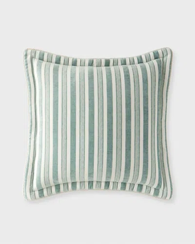 Austin Horn Collection Annabelle Stripe Euro Sham In Seamist