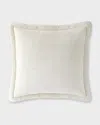 Austin Horn Collection Annabelle Velvet Euro Sham In Ivory