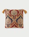 Austin Horn Collection Cantori Main Pillow, 20"sq. In Burgundy
