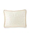Austin Horn Collection Catherine's Palace Embroidered Standard Sham In Cream