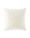 Austin Horn Collection Catherine's Palace Pearl Lattice Euro Sham In Cream