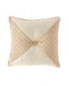 Austin Horn Collection Elegance Mitered Pillow, 20"sq. In Gold