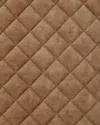 Austin Horn Collection Elite Queen Quilted Velvet Coverlet In Nutmeg Gold