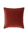 Austin Horn Collection Elite Velvet Pillow In Burgundy
