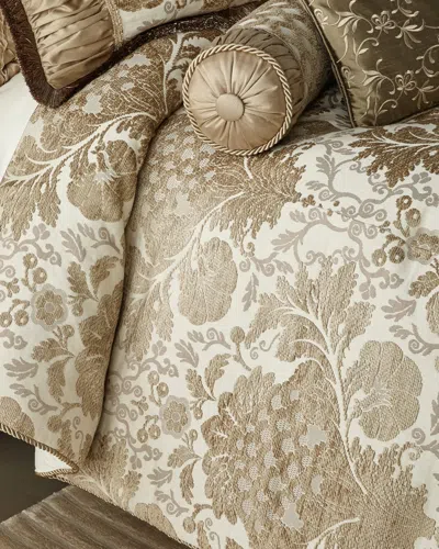 Austin Horn Collection Everleigh 3-piece Queen Comforter Set In Taupe