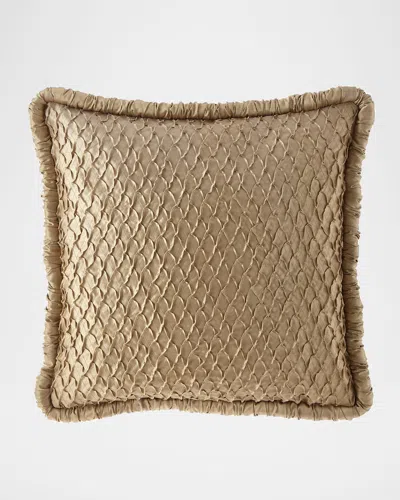 Austin Horn Collection Everleigh Diamond European Sham In Taupe