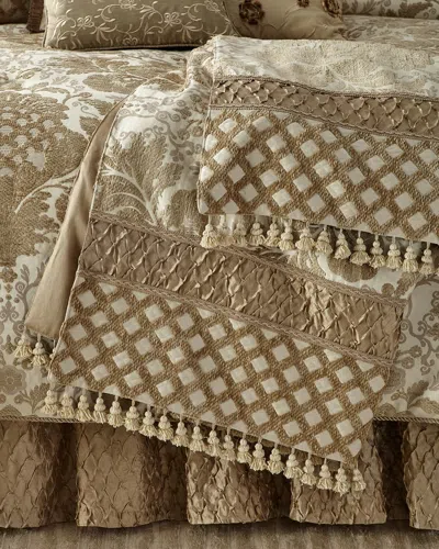 Austin Horn Collection Everleigh Throw In Taupe