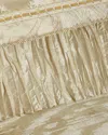 Austin Horn Collection Fortuni Queen Silk Dust Skirt In Ivory