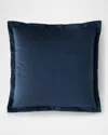 Austin Horn Collection Mesa Velvet Euro Sham In Blue