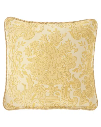 Austin Horn Collection Serafina Pillow, 20"sq. In Yellow/white