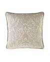 Austin Horn Collection Symphony Mitered Pillow 20"sq In Gray