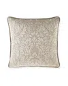 Austin Horn Collection Symphony Mitered Pillow 20"sq In Grey