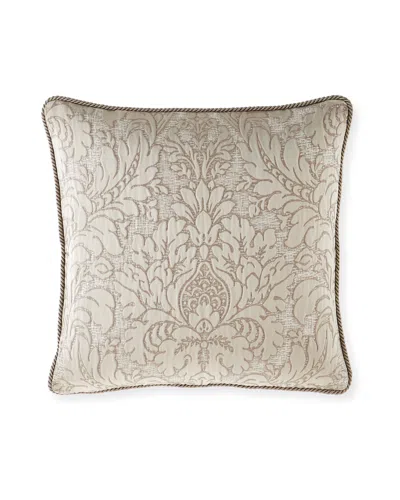 Austin Horn Collection Symphony Mitered Pillow 20"sq In Grey