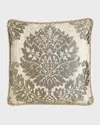 Austin Horn Collection Vienna Reversible Pillow, 20"sq. In Oyster