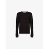 Austin Post Mens  Thermal Crewneck Cotton Top In Black