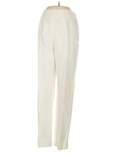 Pre-owned Austin Reed Linen Pants In White