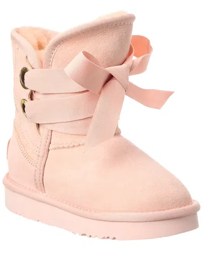 Australia Luxe Collective Kids' Bedouin Suede Boot In Pink