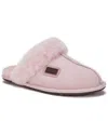 Australia Luxe Collective Closed Mule Suede Slipper In Pink