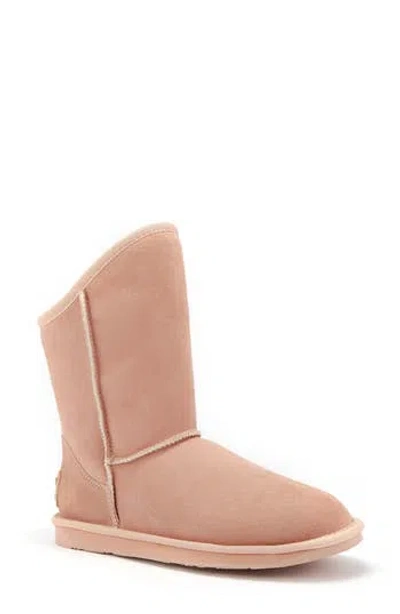 Australia Luxe Collective Cosy Genuine Shearling Short Boot In Pink