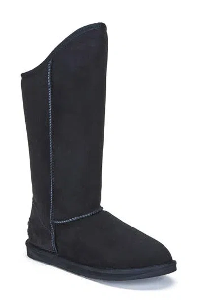 Australia Luxe Collective Cosy Genuine Shearling Tall Boot In Black