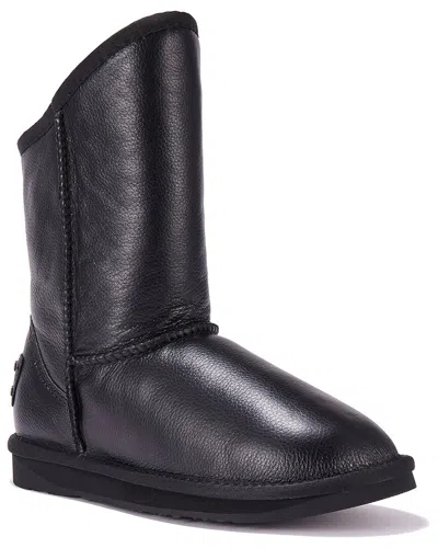 Australia Luxe Collective Cosy Short Leather Boot In Black
