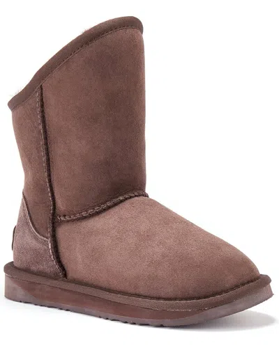 Australia Luxe Collective Kids' Cosy Short Sheepskin Boot In Brown