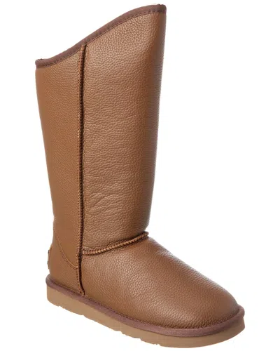 Australia Luxe Collective Cosy Tall Leather Boot In Brown