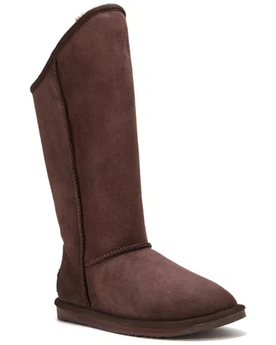 Australia Luxe Collective Cosy Tall Suede Boot In Brown
