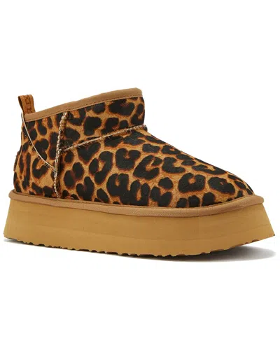 Australia Luxe Collective Cosy Ultra Platfoam Leather Boot In Animal Print