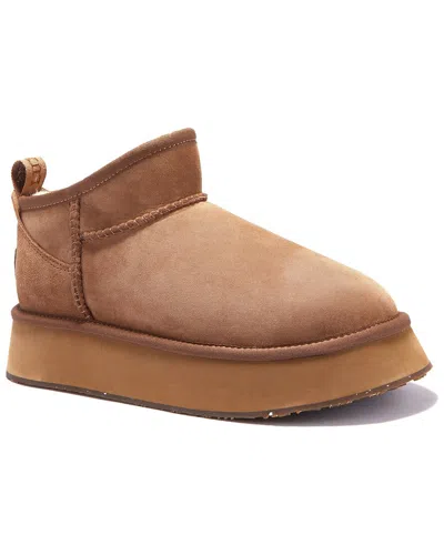 Australia Luxe Collective Cosy Ultra Platfoam Suede Boot In Brown